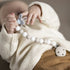 NATTOU Fopspeenhouder silicone - klei/ wit