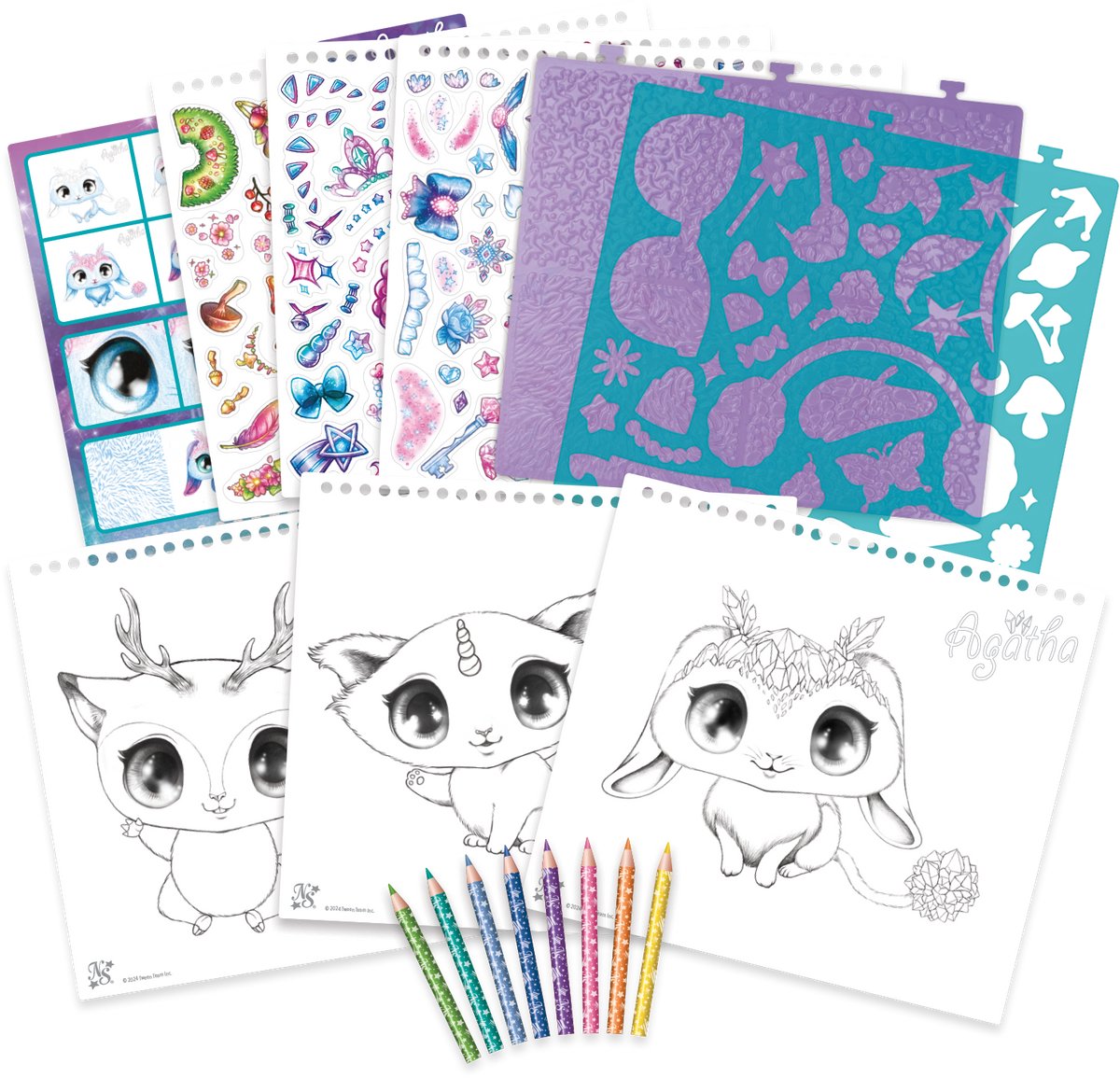 NEBULOUS STARS Animoulous koorts - Creatief schetsboek