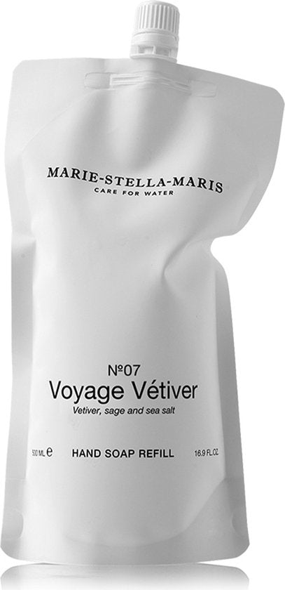 MARIE STELLA MARIS Handzeep vulling 500ml - No. 07 voyage Vetiver