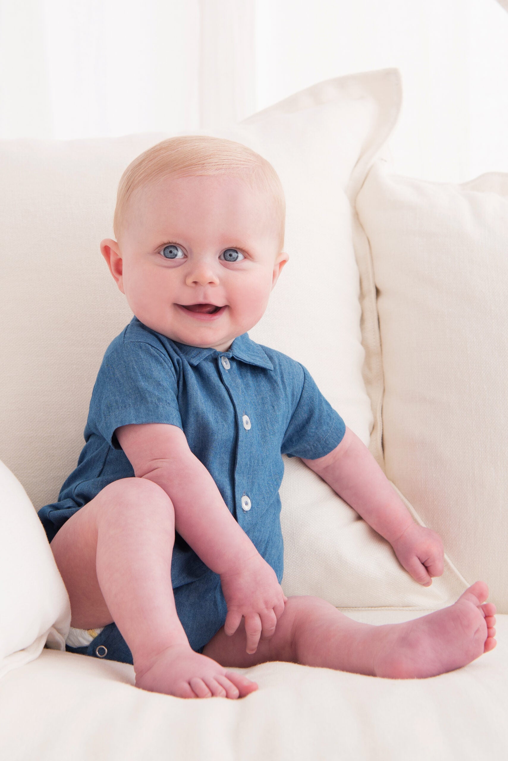 LIVING NATURE Julien romper - jeans - 3m