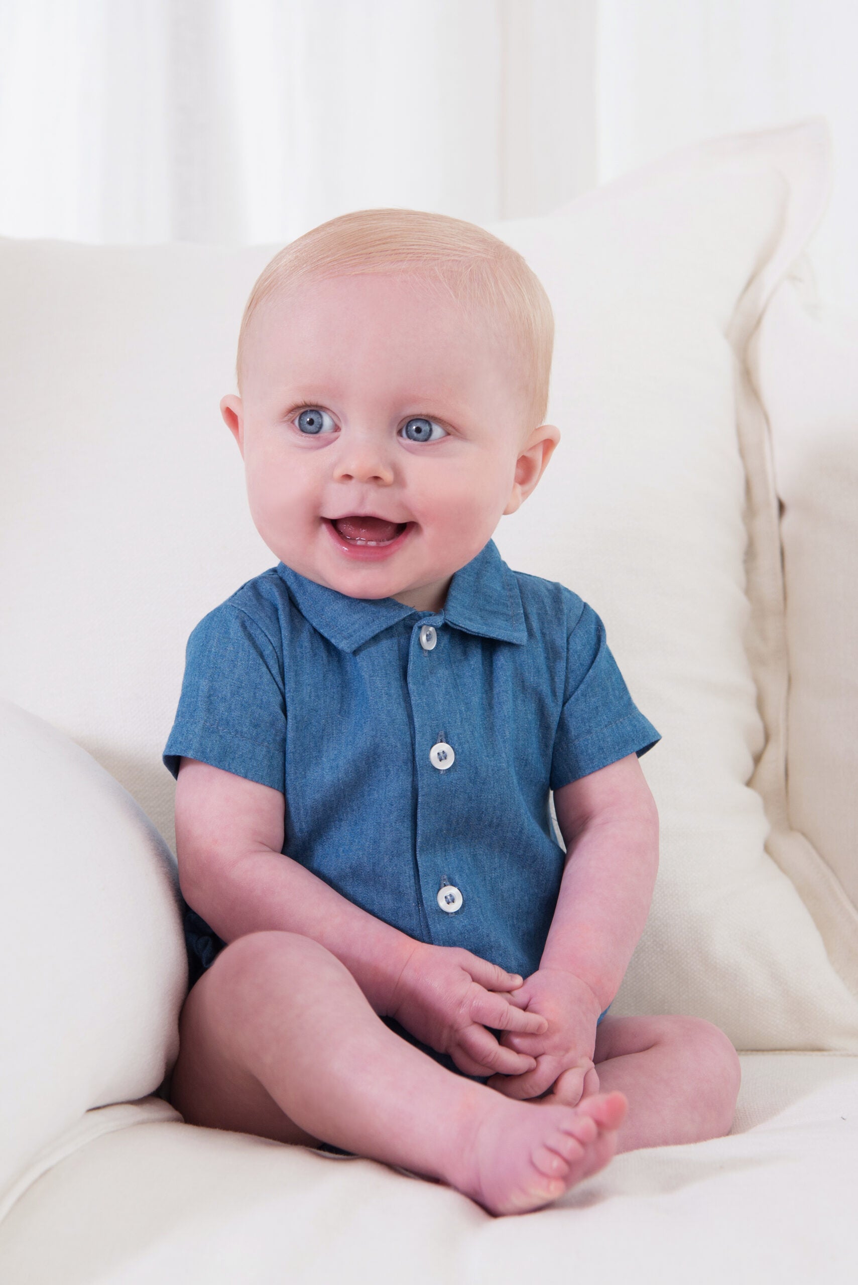 LIVING NATURE Julien romper - jeans - 3m