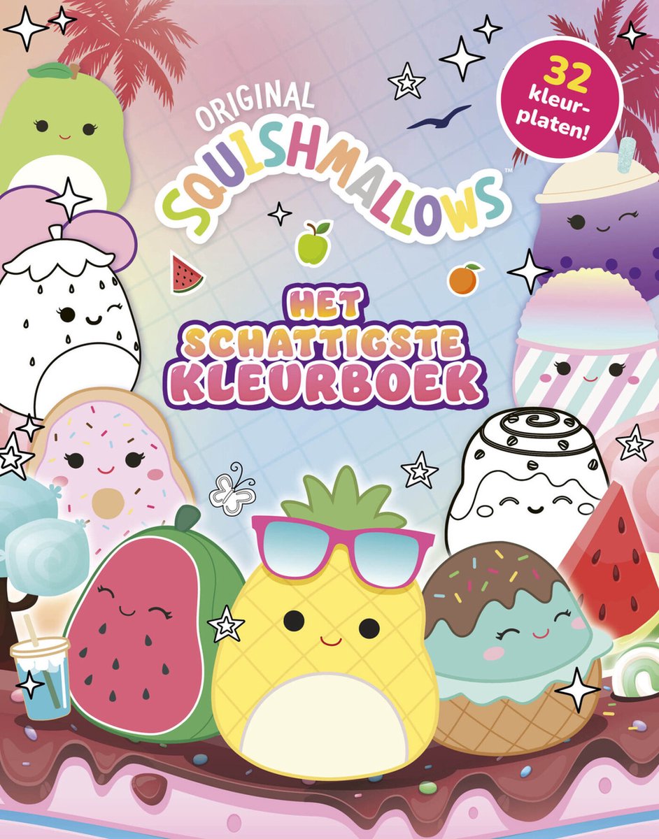 De super squishy club - Het officiele squishmallows kleurboek