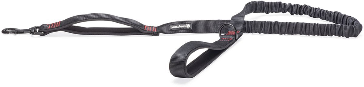 BEEZTEES Leiband elastisch Premium Parinca  120x25cm zwart