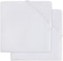 JOLLEIN Hoeslaken boxmatras jersey 2pack - 75x95cm - wit