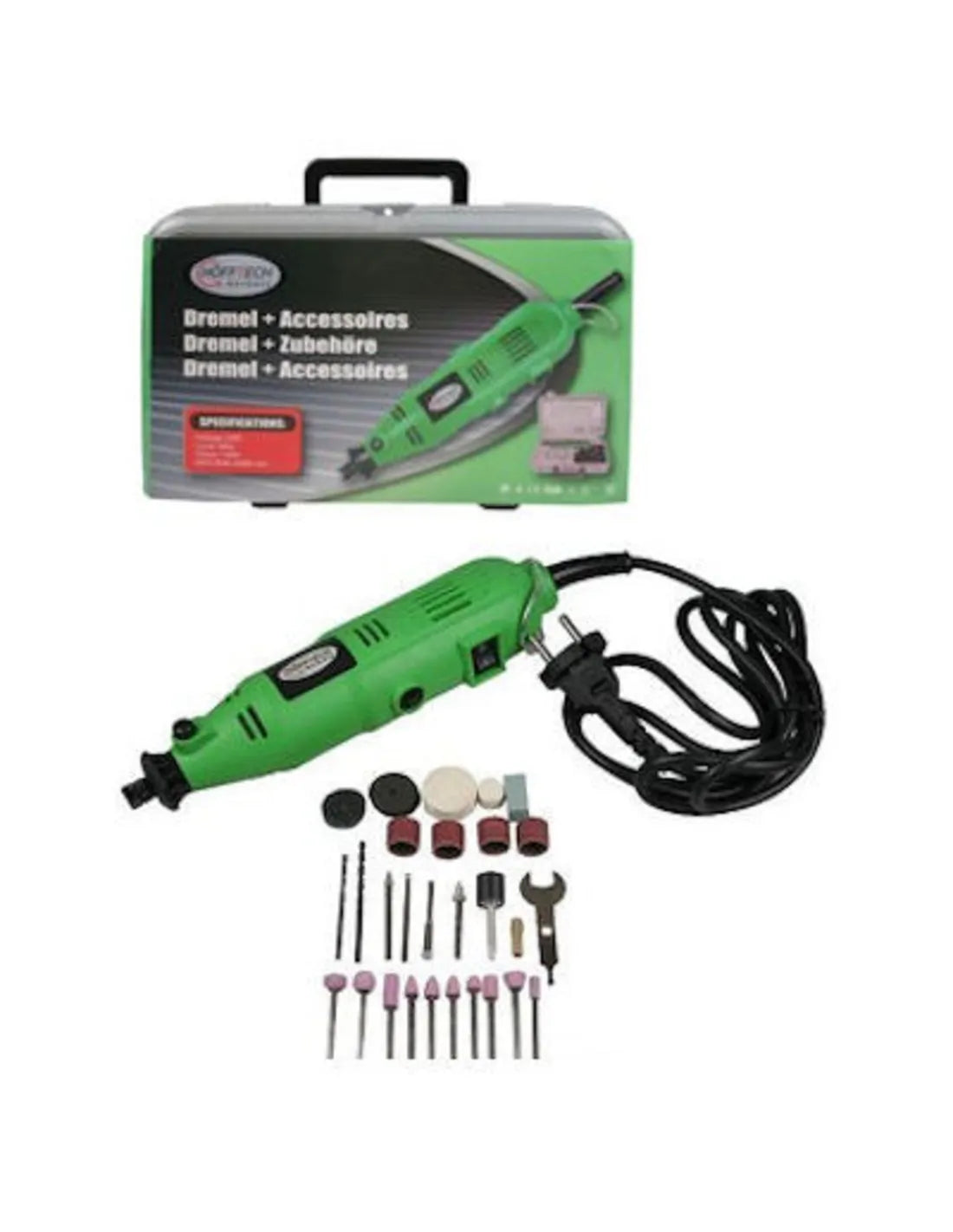 BENSON Multislijper 135W + accessoires