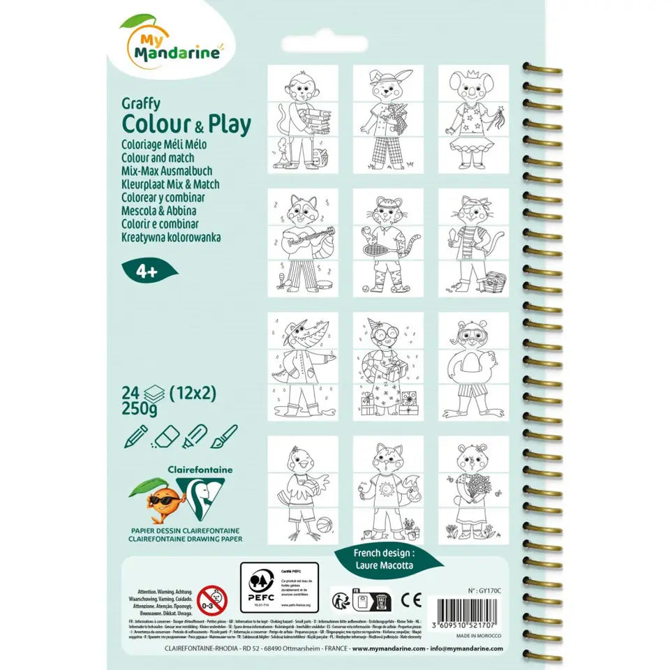Graffy Colour&Play - verklede dieren