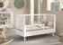 JAXX Forrest babybed - 70x140cm - beuk wit + ombouw toddler