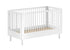 JAXX Forrest babybed - 70x140cm - beuk wit + ombouw toddler