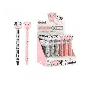 I-TOTAL 3D erasable pen - piggy & cow