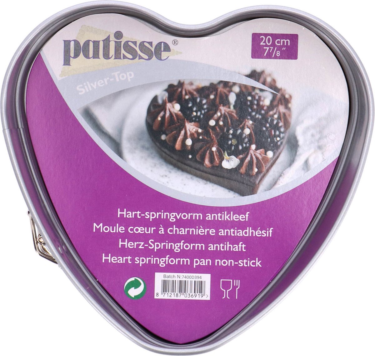 PATISSE Springvorm hart - 20cm