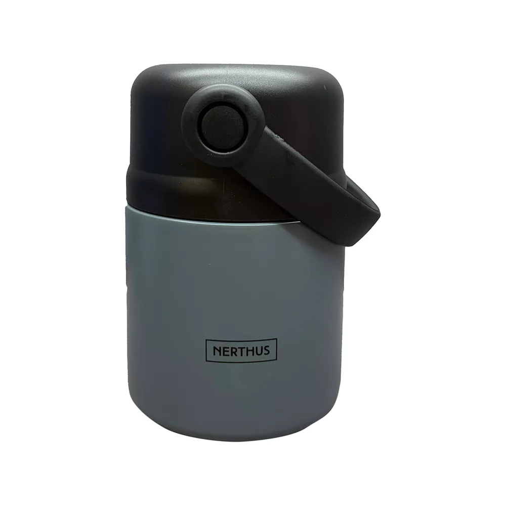 NERTHUS Voedseldrager geïsoleerd 650ml - grijs