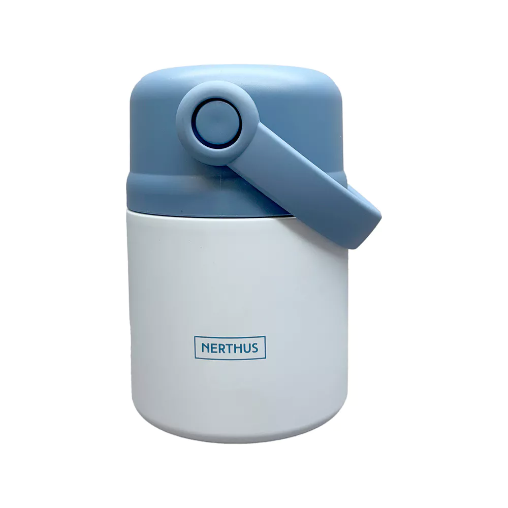 NERTHUS Voedseldrager geïsoleerd 650ml - blauw