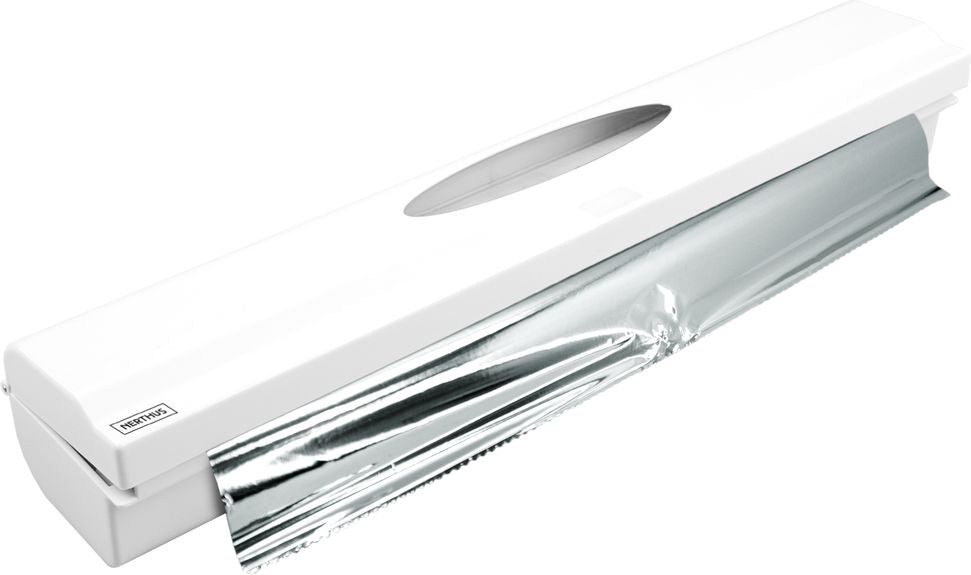 NERTHUS Foliesnijder voor aluminium en vershoudfolie - wit