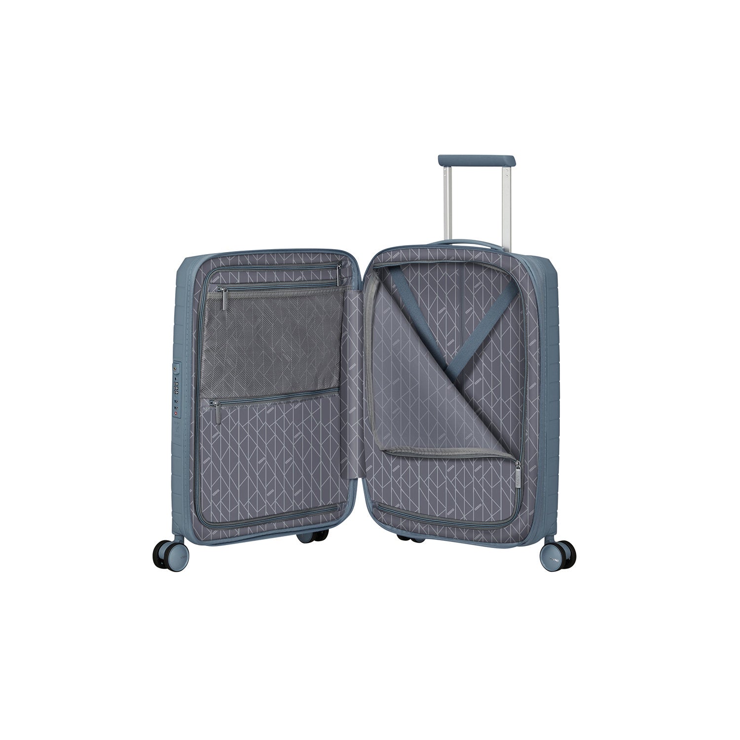 American Tourister FASTFORWARD spinner 55/20 tsa exp steel blue