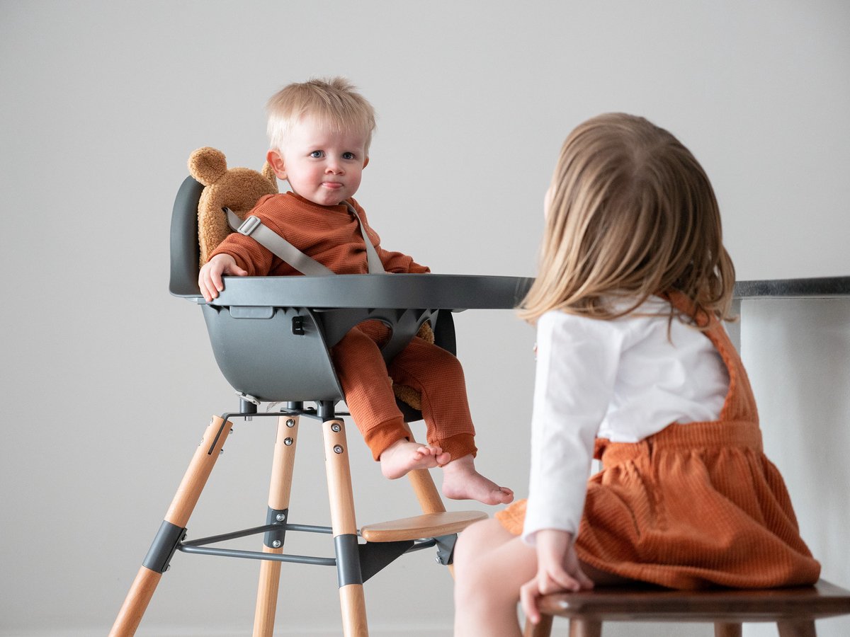 CHILDHOME Evolu kinderstoel verstelbaar - nat./ antraciet