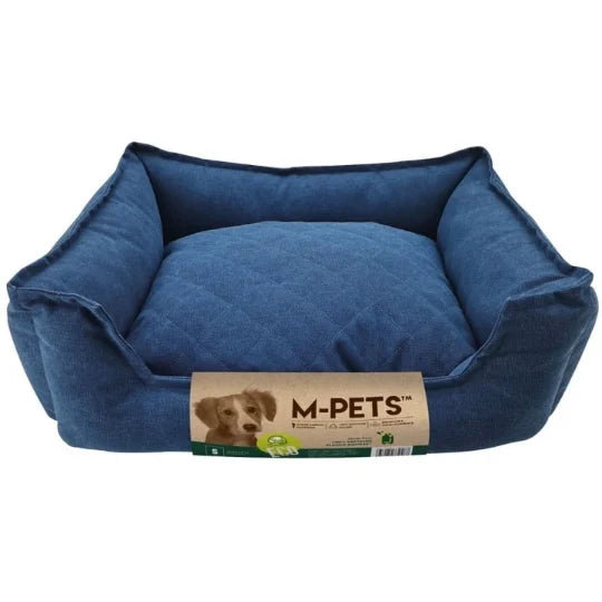 M-PETS EARTH ECO Hondenmand M Blauw 75x60x20cm