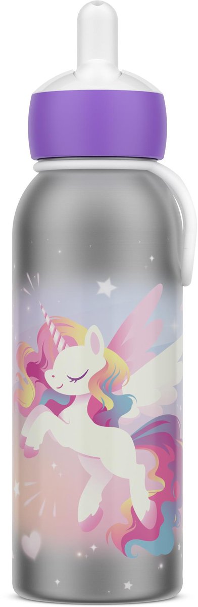 MEPAL isoleerfles flip-up campus 350 ml - unicorn glow