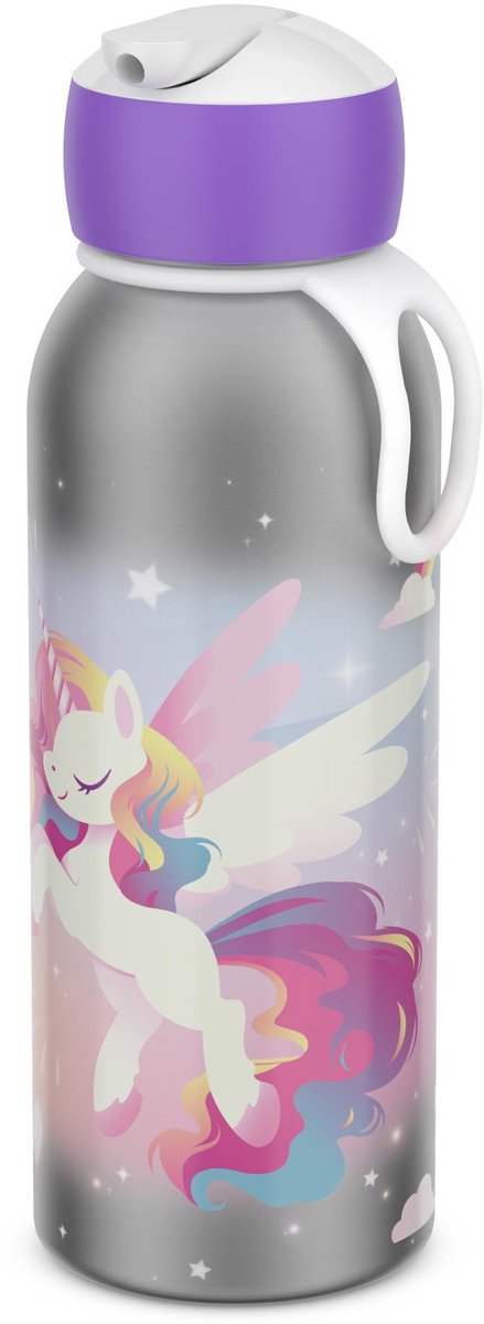 MEPAL isoleerfles flip-up campus 350 ml - unicorn glow