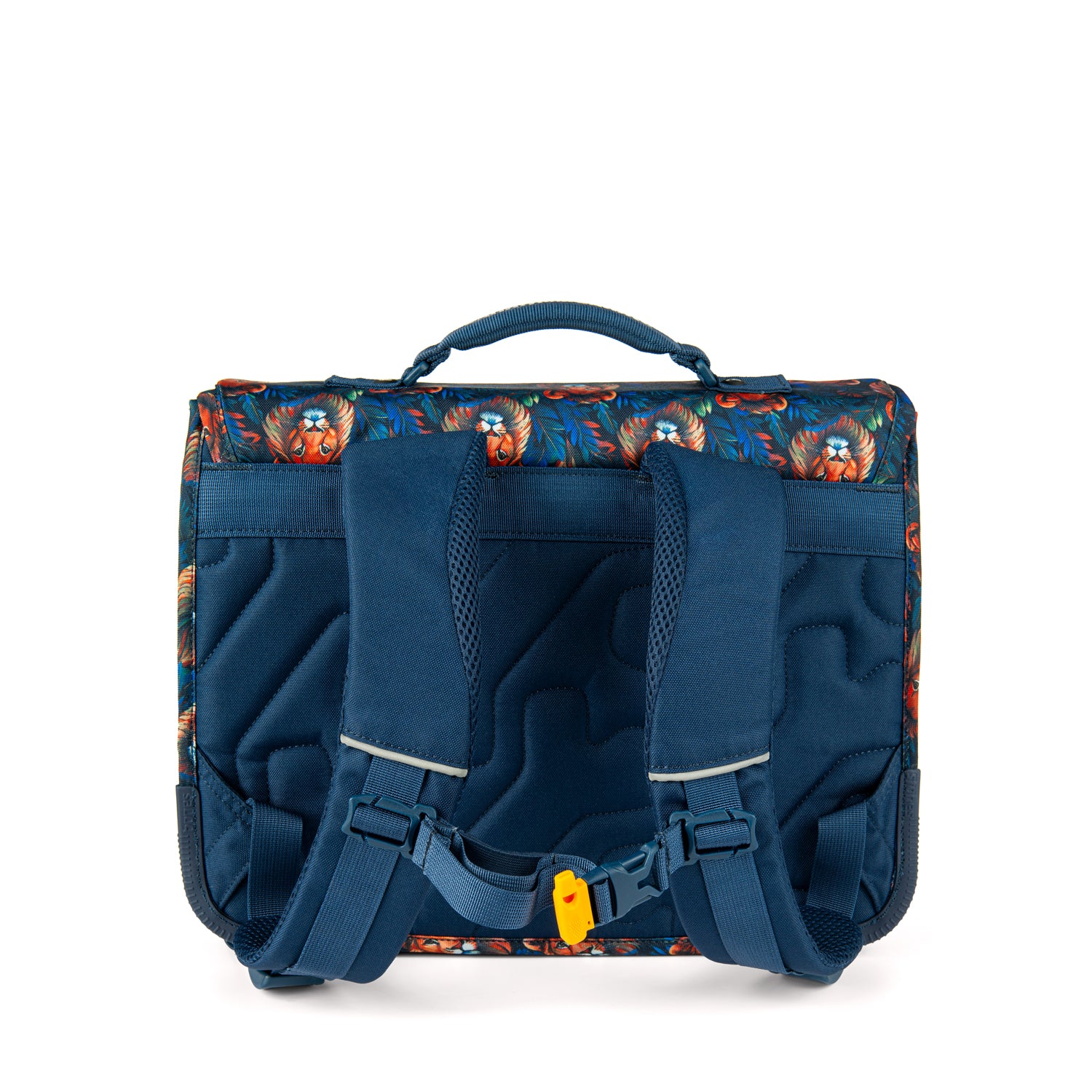 STONES & BONES Lily schooltas - ROYAL LIONS indigo