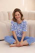 PASTUNETTE Dames pyjama - blauw - 44
