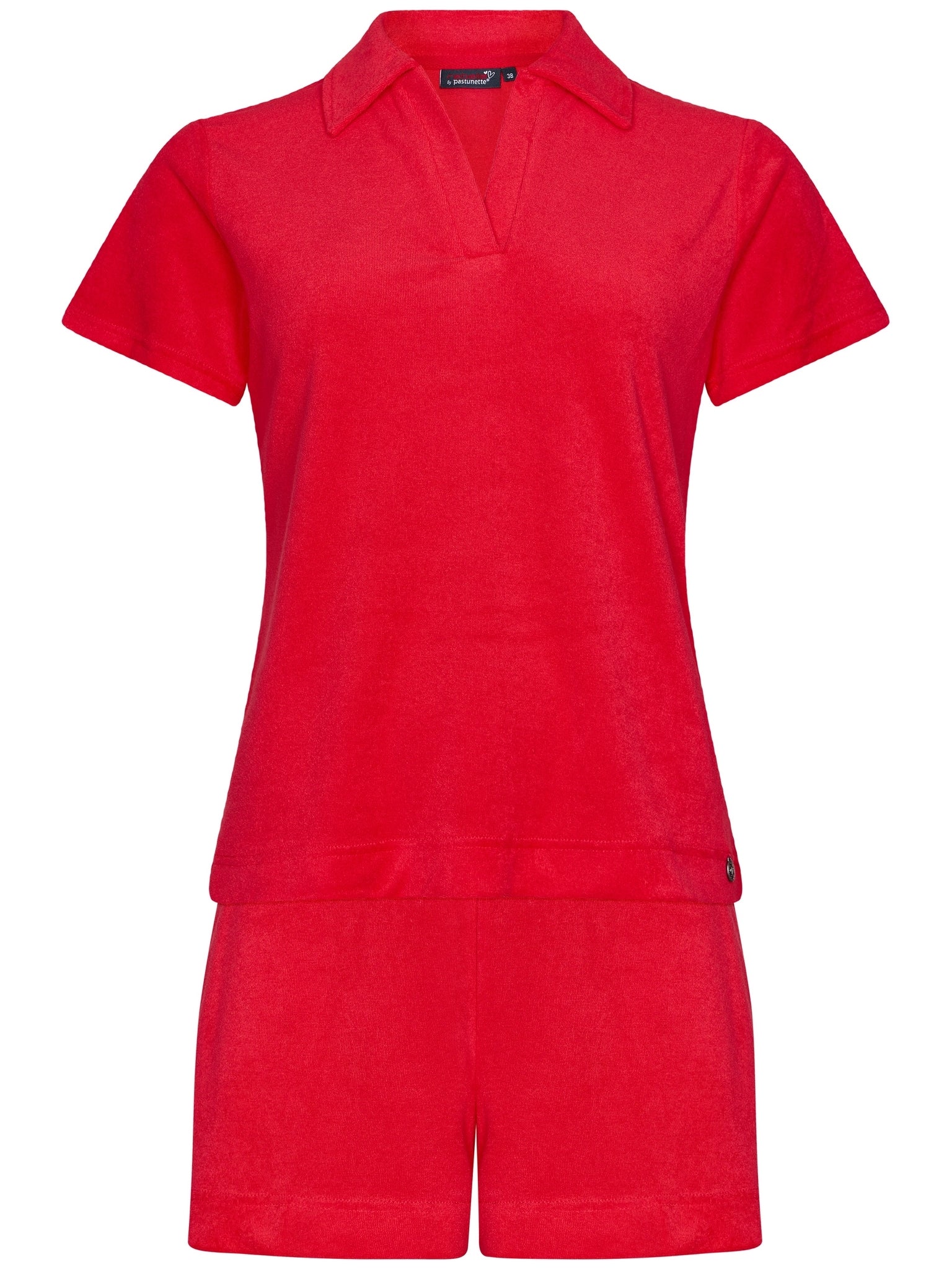 PASTUNETTE Dames shortama - rood - 36