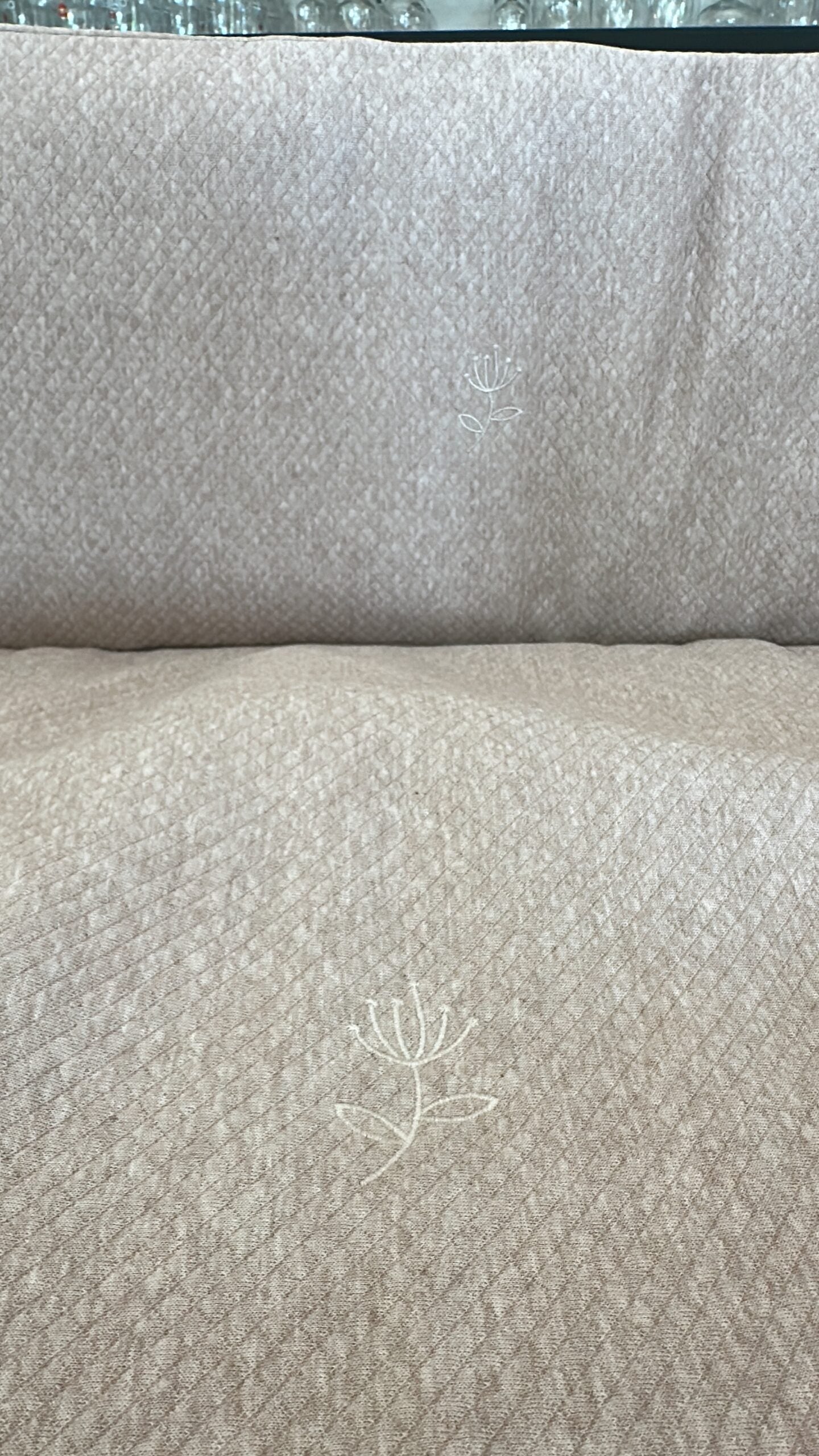 LIVING NATURE Parklegger Cosy Collectie - 95x75cm - losange teddy