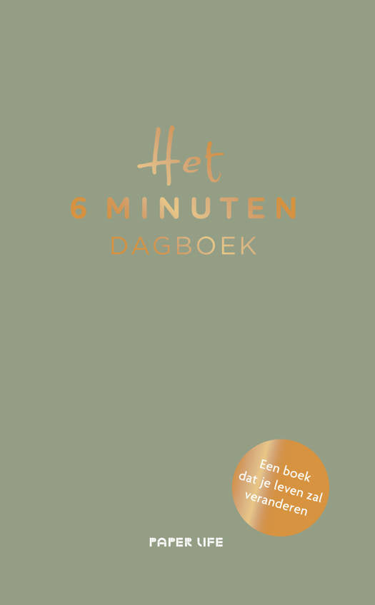 Het 6 minuten dagboek - groene editie