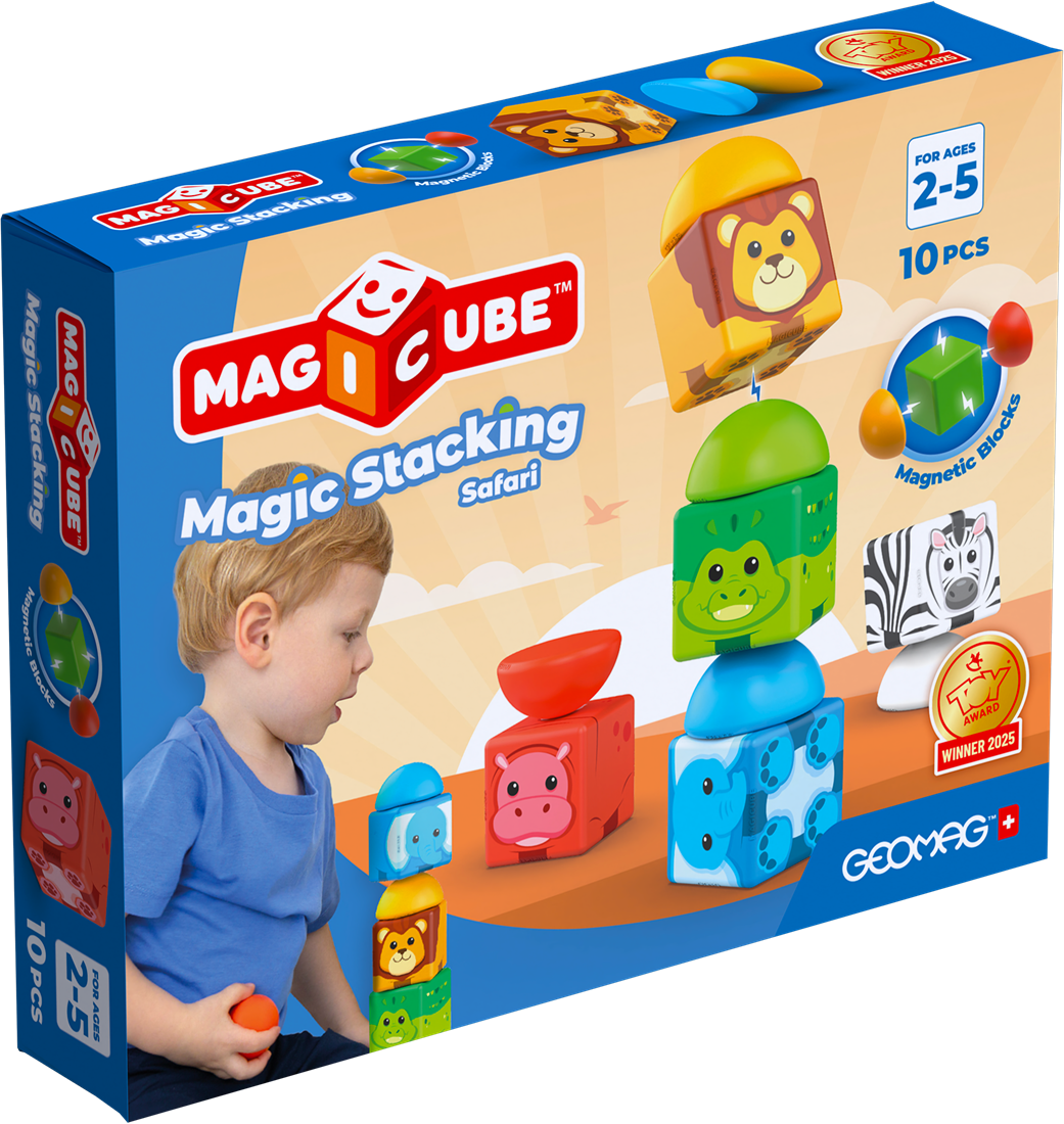 GEOMAG Magicube stacking safari 10dlg - magnetisch