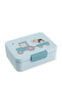 DONE BY DEER Tiny Farm -Lunchbox met onderverdeling - blauw