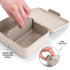DONE BY DEER Celebration - Lunchbox met onderverdeling - zand
