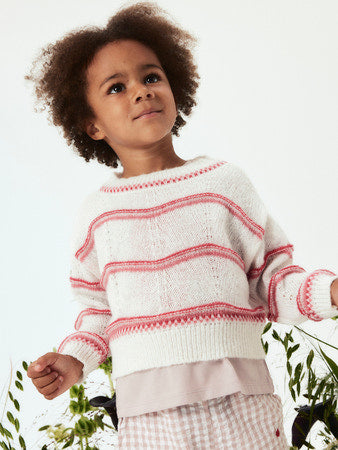 NAME IT G NMFKARIMA longsleeve knit - cloud dancer - 92