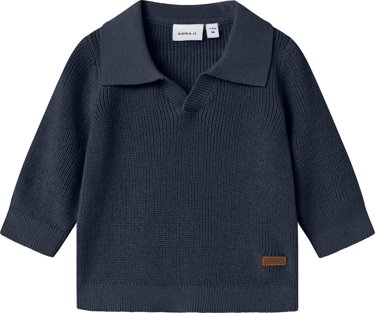 NAME IT B NBMLOOP Longsleeve knit - navy blazer - 62