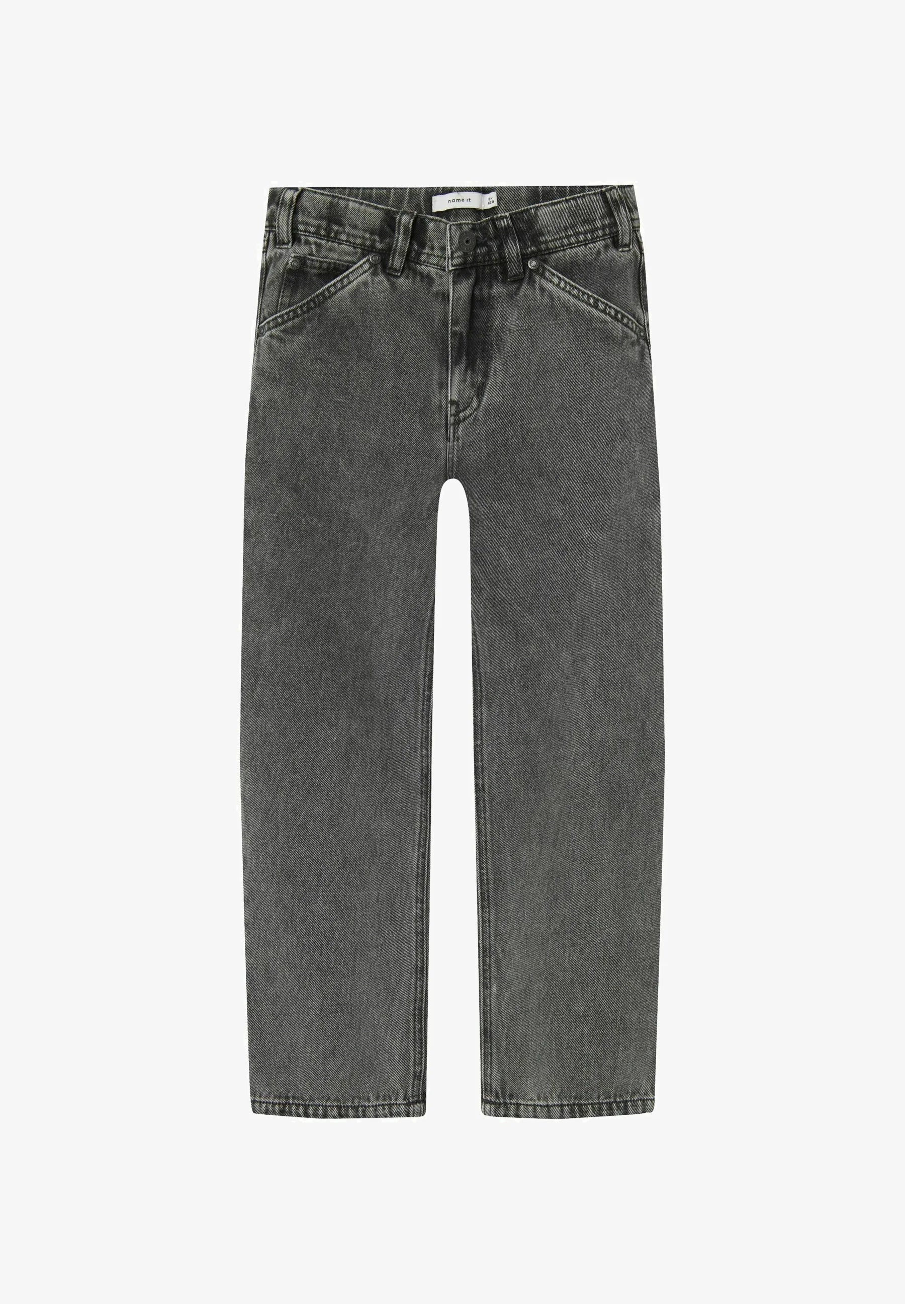 NAME IT B NKMRYAN Jeans straight 4525-IM - med. grey denim - 116