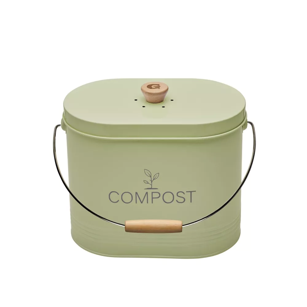 GUILLOUARD Compost keuken afvalemmer 7L - sage