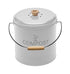 GUILLOUARD Compost keuken afvalemmer 4,5L - wit