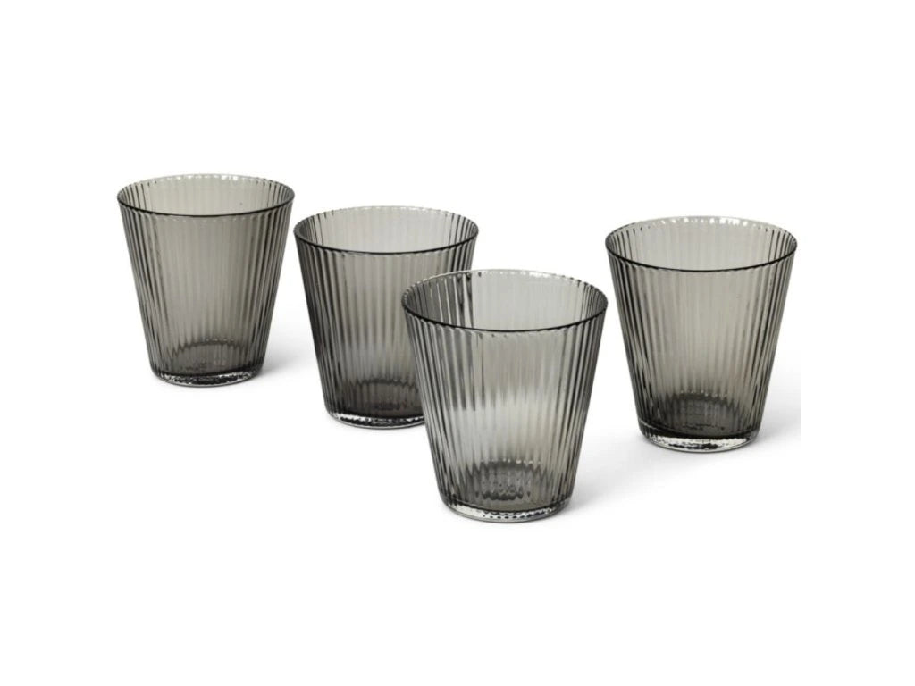 ROSENDAHL GC Nouveau glazen 260ml 4st.- smoke
