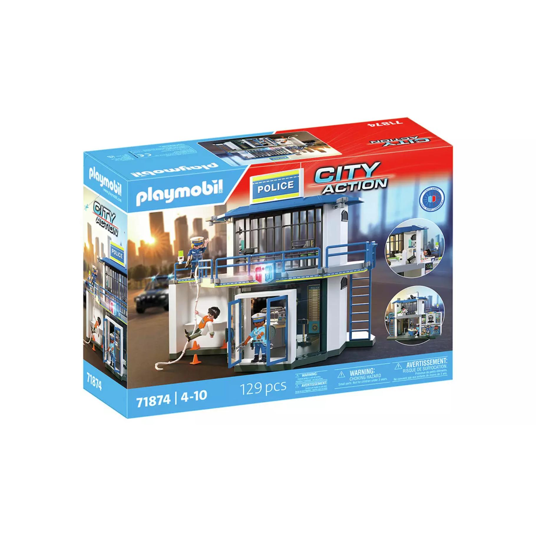 PLAYMOBIL  71874 Politiebureau m/onderzoeksruimte