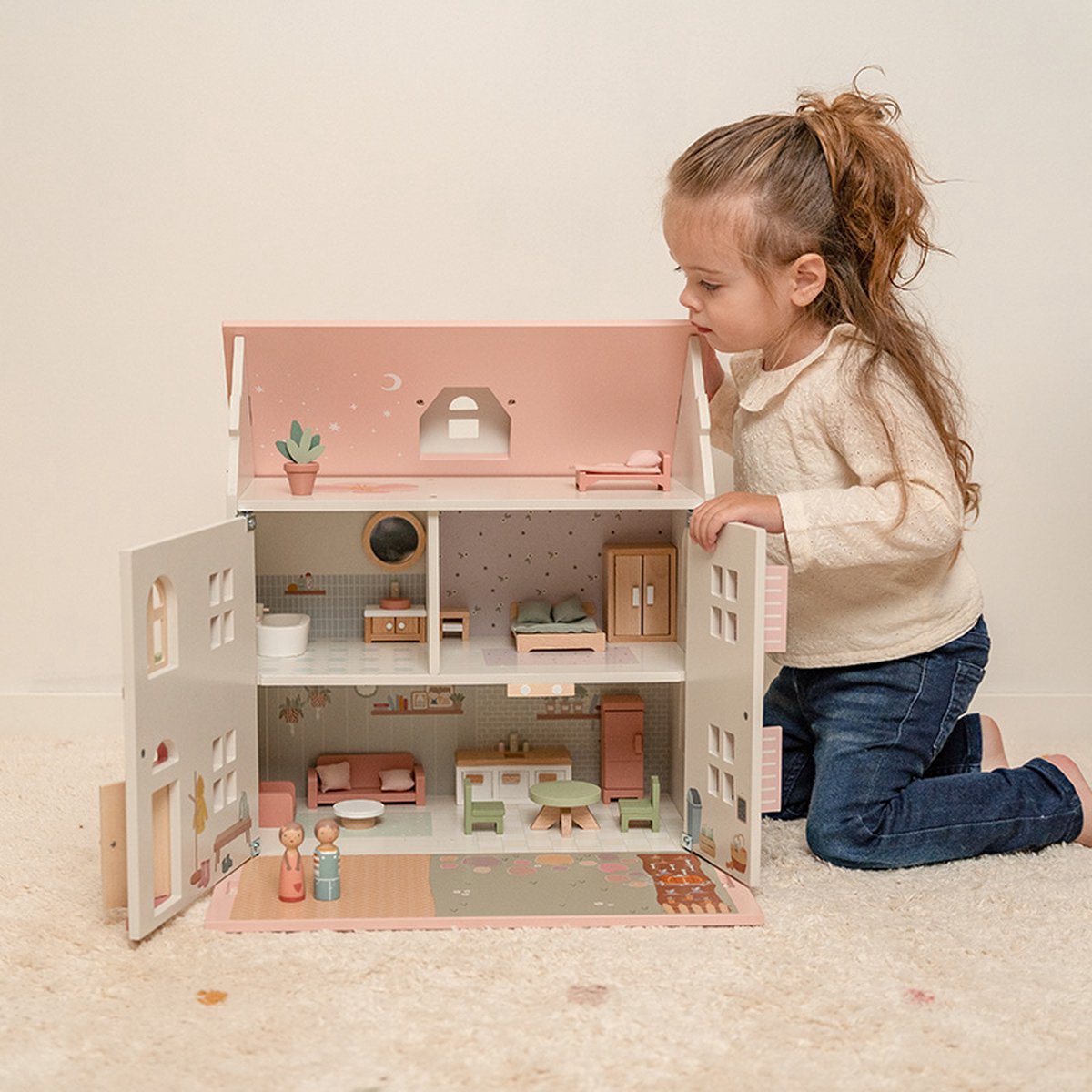 LITTLE DUTCH Houten poppenhuis