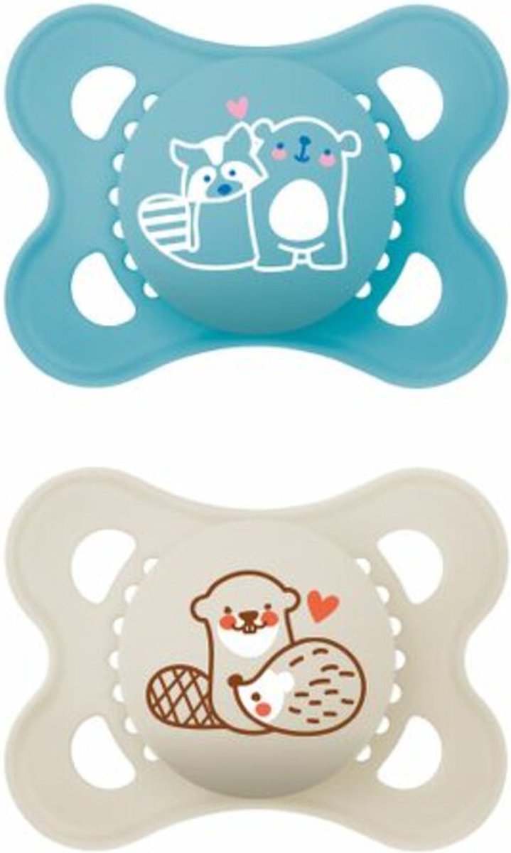 MAM Original Pure fopspeen silicoon 0-6m boy