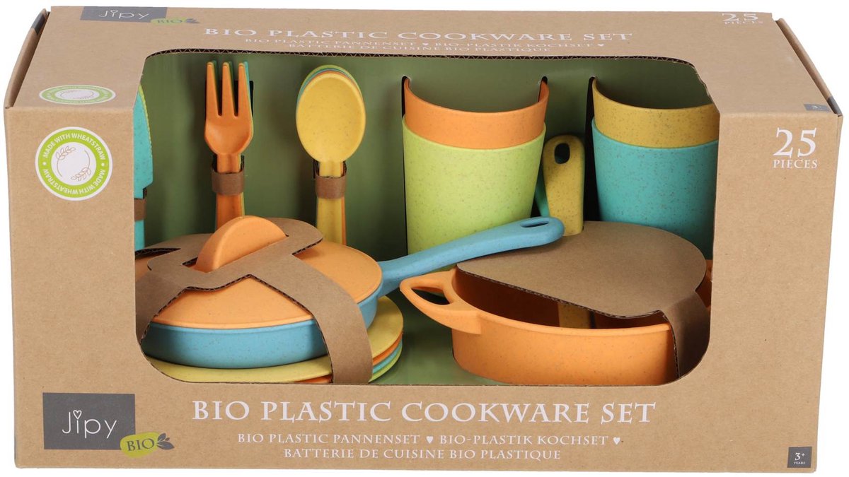 JIPY Pannenset - bioplastic 25dlg