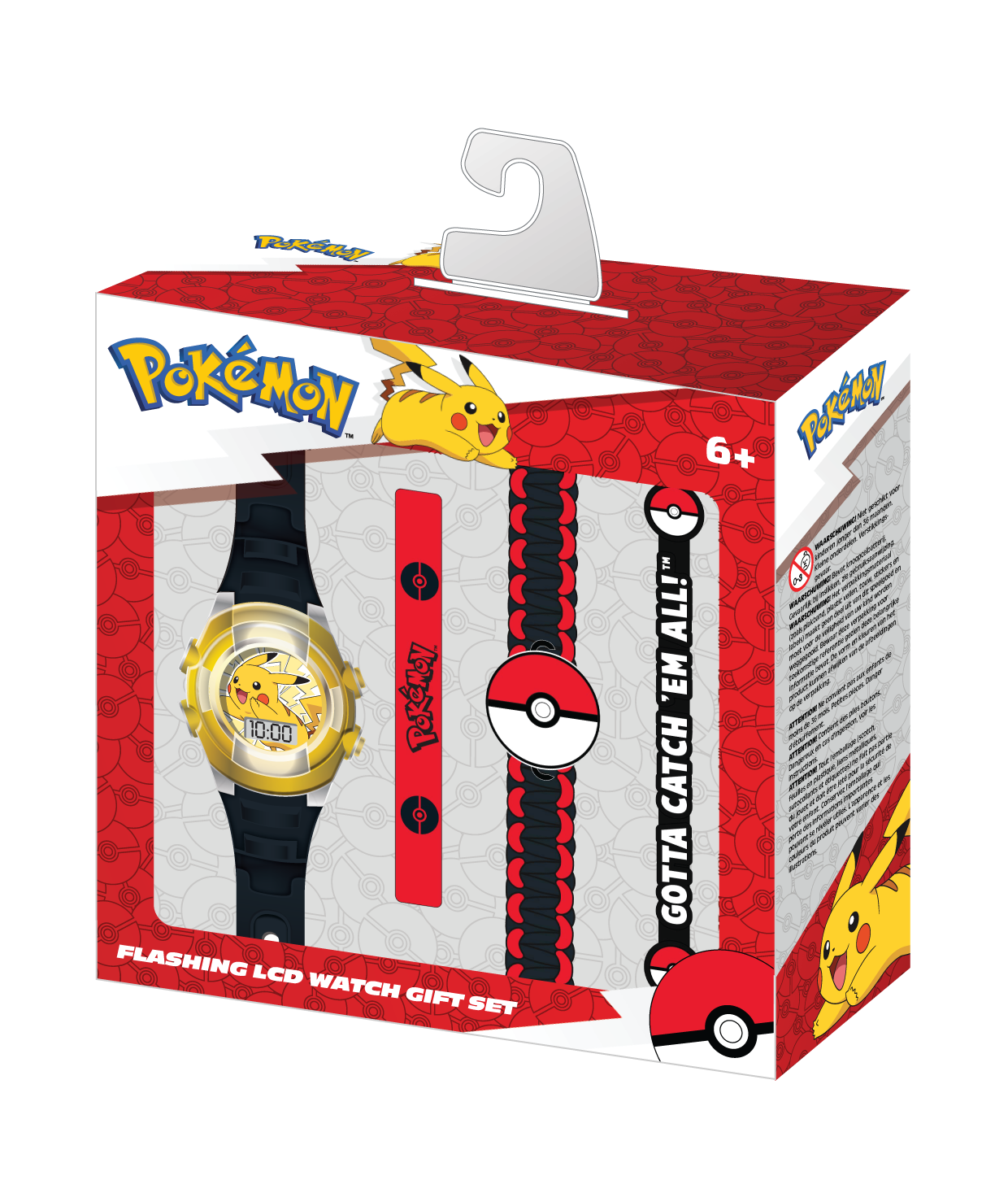 POKEMON Horloge - cadeauset