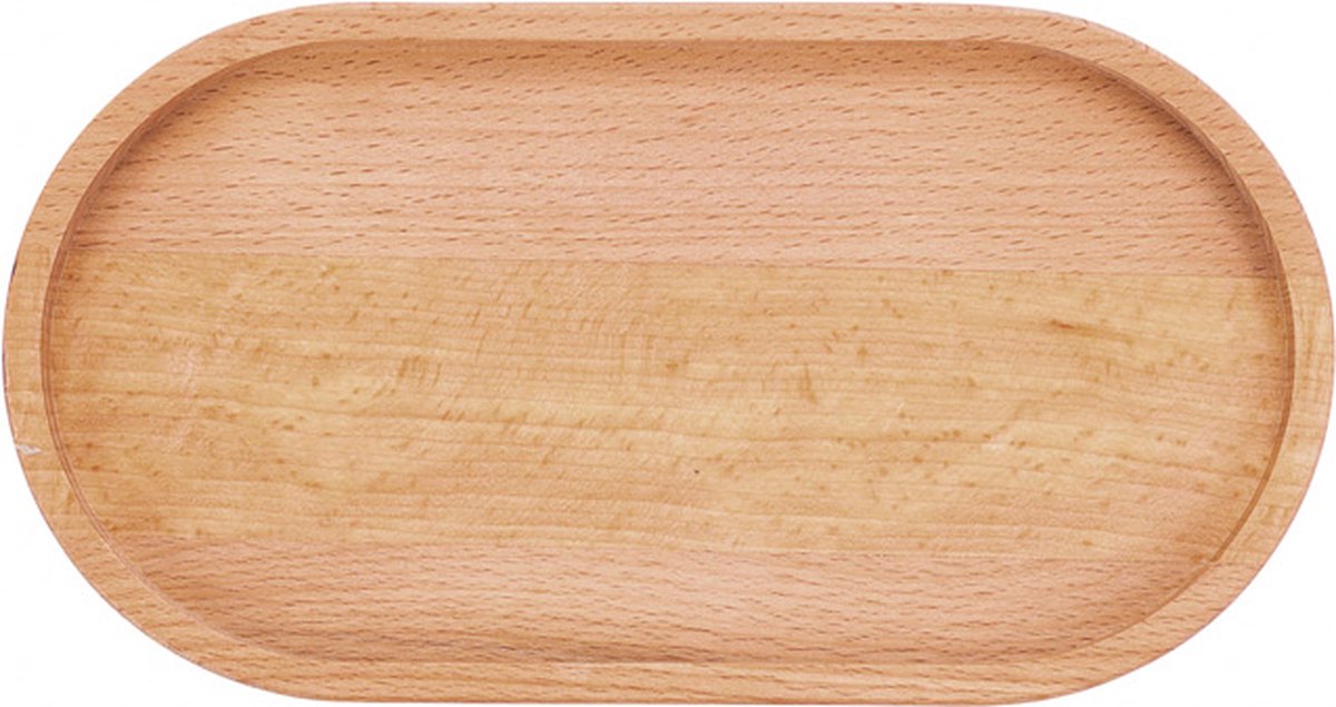 PUUR HOUT Beuk - Serveertray ovaal S 22,5 x 12cm