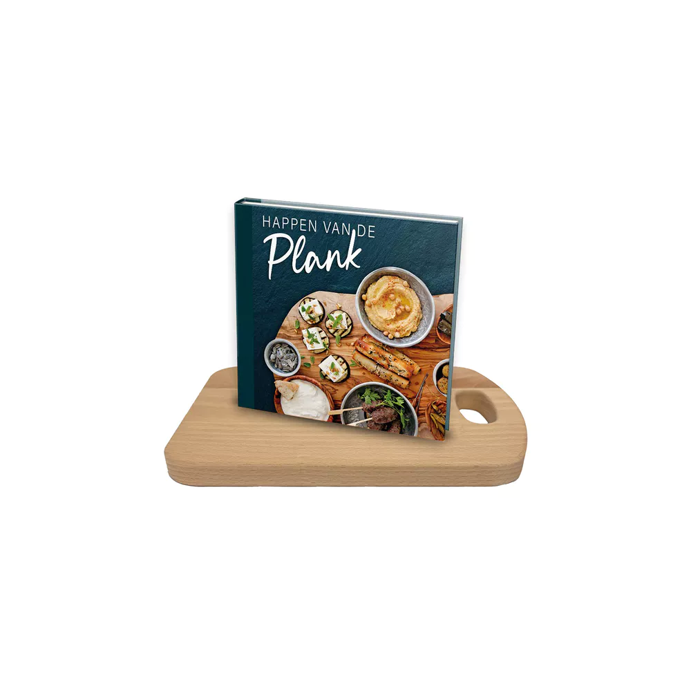 PUUR HOUT Set PH1428 met boek Happen van de Plank