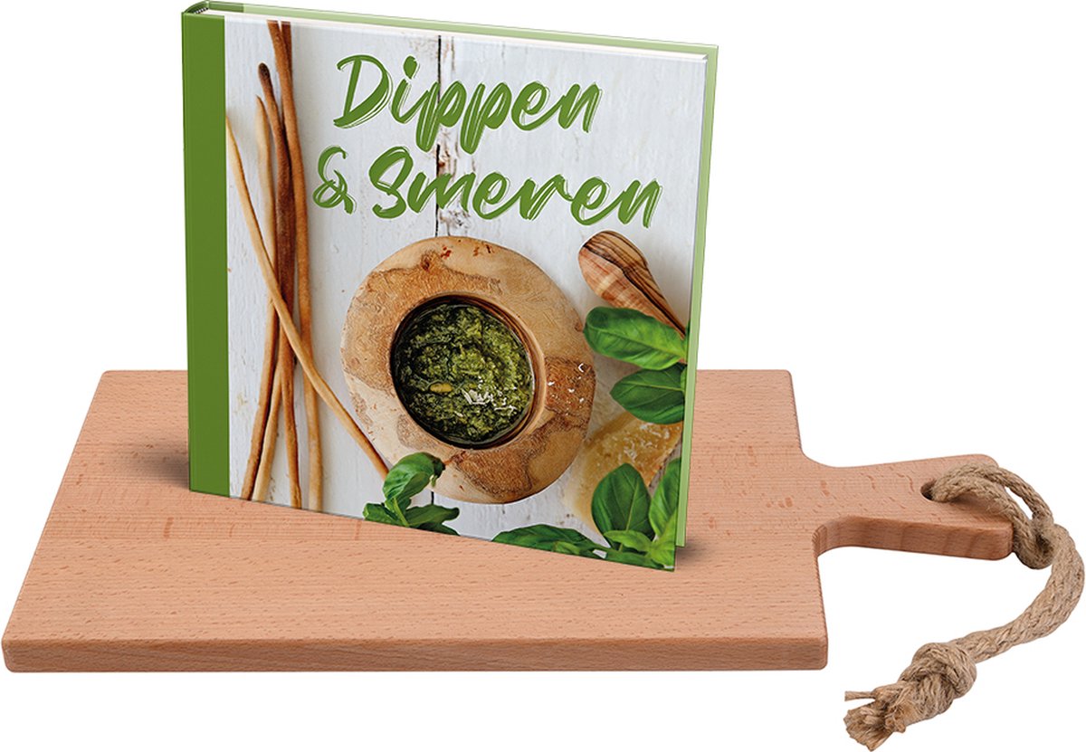 PUUR HOUT Set PH1428 met boek Dippen en Smeren