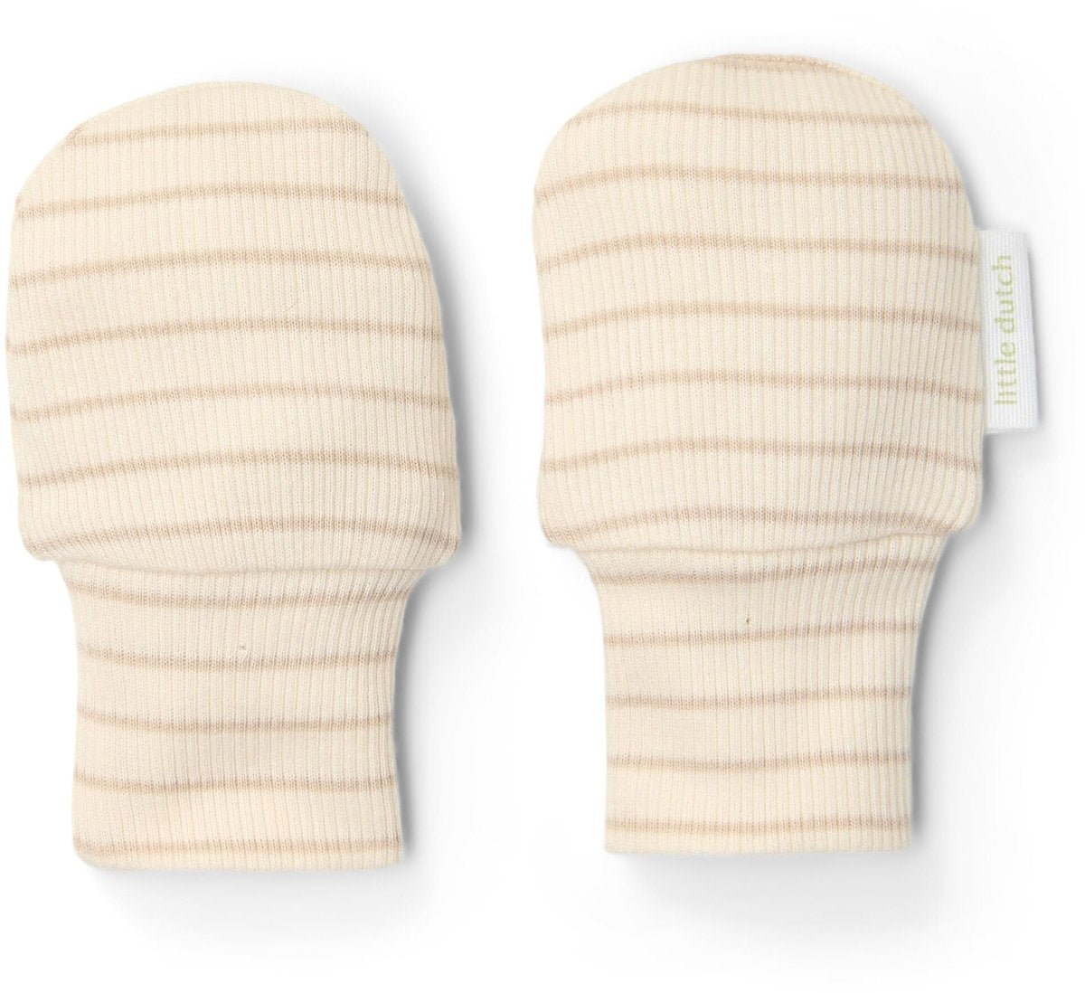 LITTLE DUTCH Krabwantjes - Soft Beige Stripe - One Size