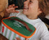 HELLO HOSSY Lunchtas - green stripes