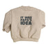 GYMP B Sweater Hibbo It Was Papa's Idea- Beige- 80