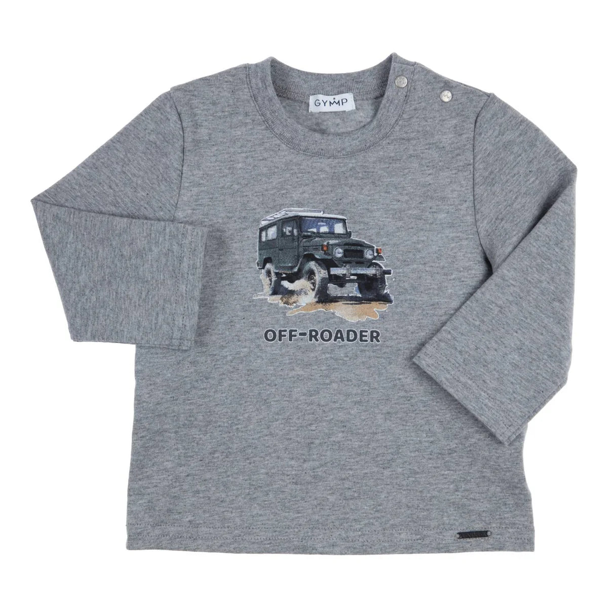 GYMP B Longsleeve Aerochine Grey Off-Roader- Grey Melange- 92