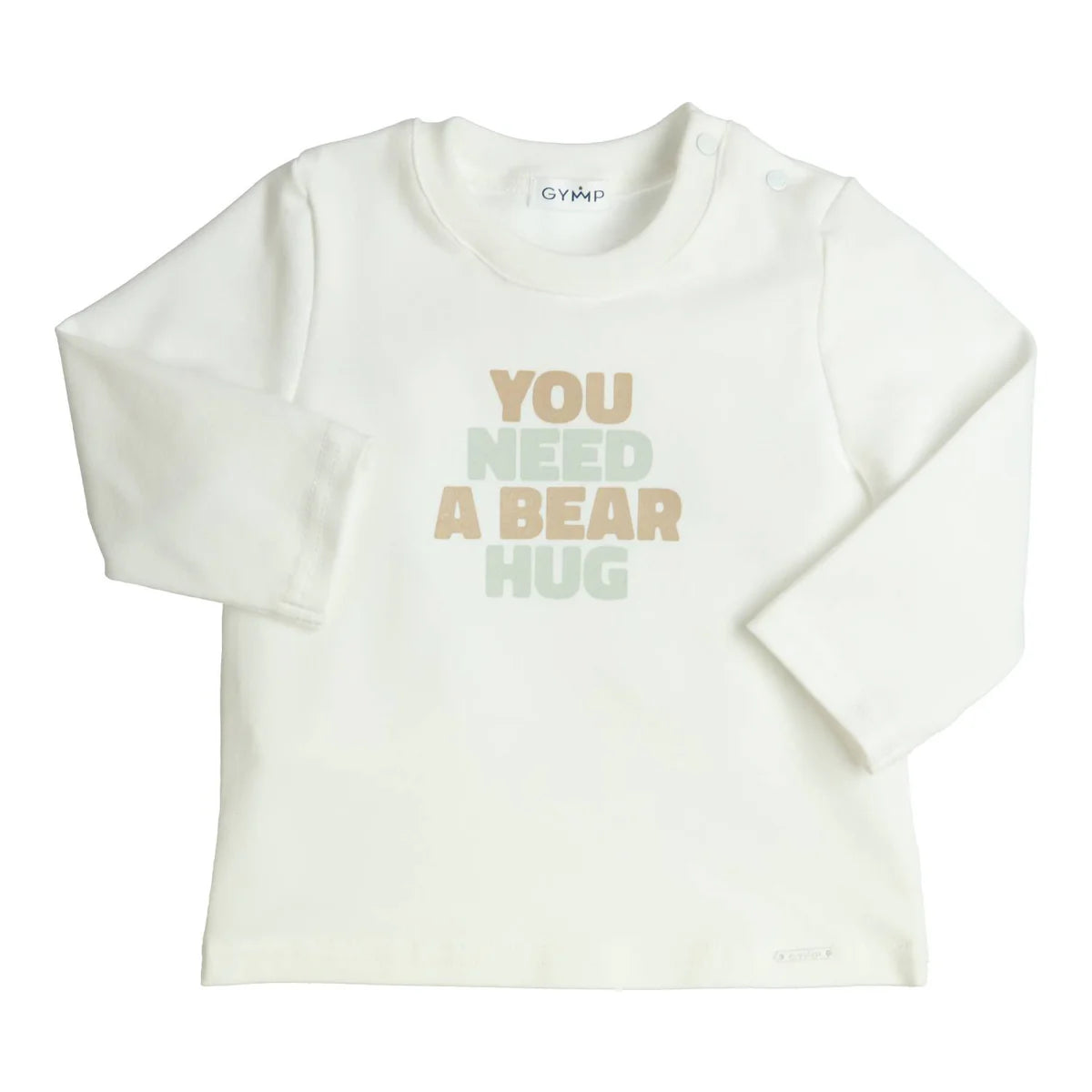 GYMP B Longsleeve Aerodoux You Need A Bear Hug- Off White- 74