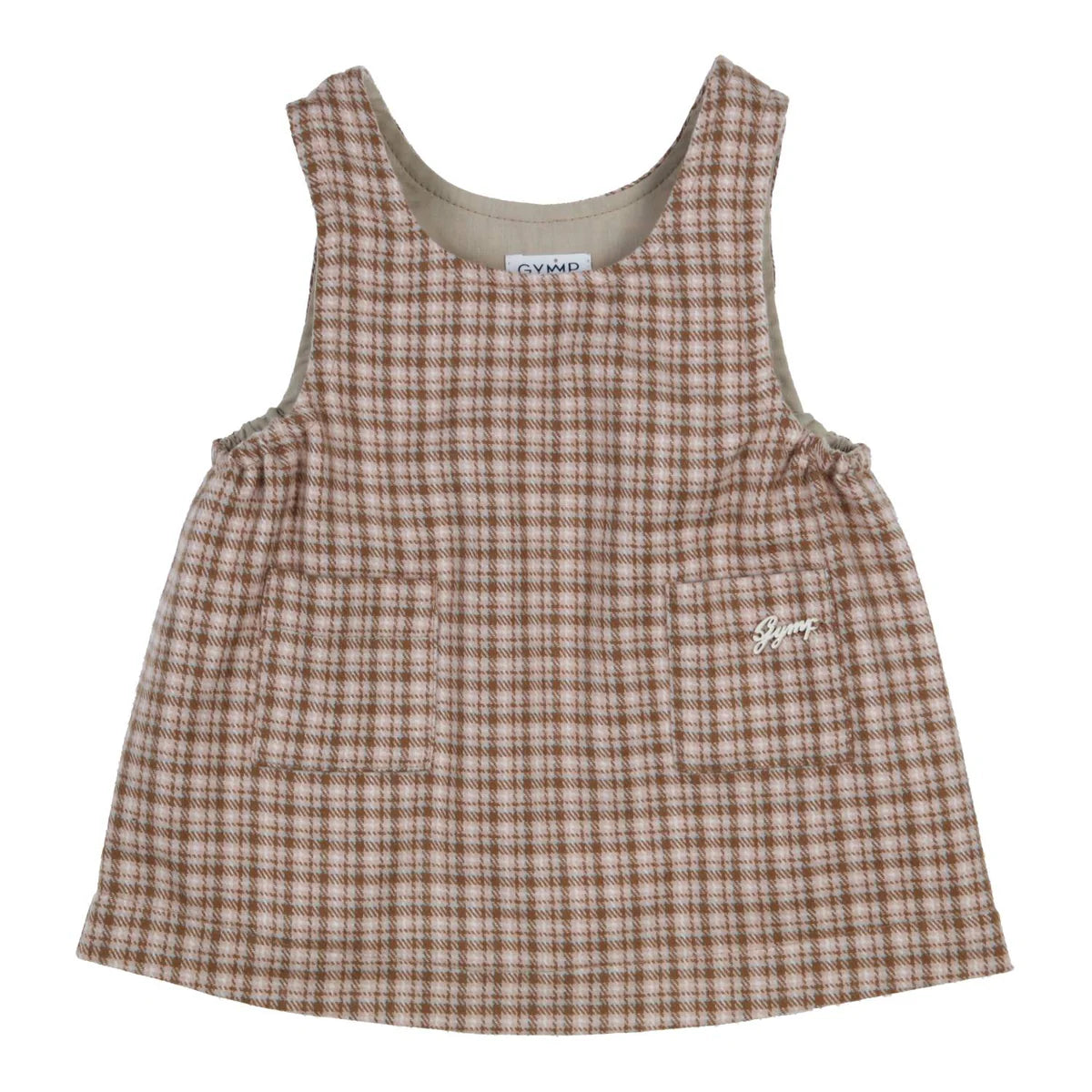 GYMP G  Pinafore Fonda- Camel / Old Rose- 122